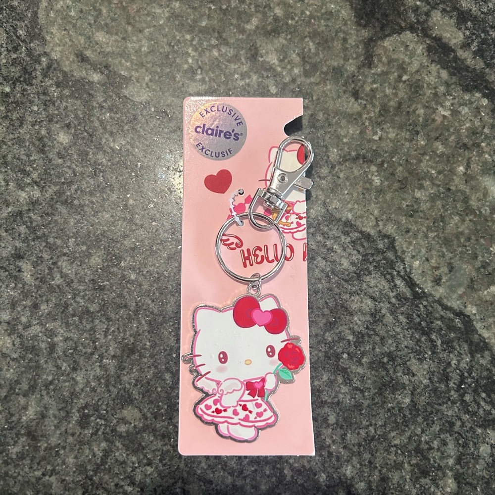 Claire's Hello Kitty Keychain - Red and White